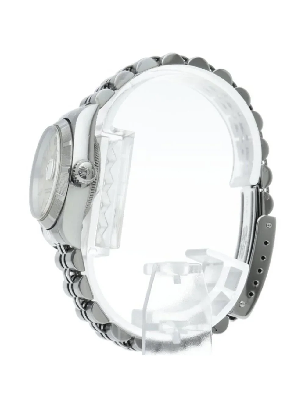 Rolex Oyster Perpetual Date Watch SS Silver Polished
